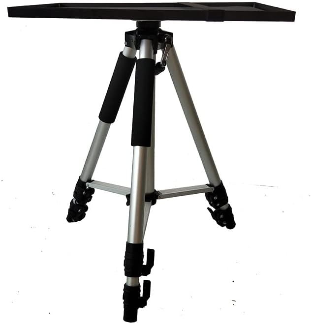 XARONF Soporte de trípode para proyector, soporte plegable para laptop, soporte para equipo de DJ, soporte de trípode plegable, altura ajustable de