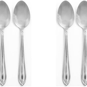 Hampton Forge Ginger – 4 cucharas de cena, 0.35 libras, metálico (paquete de 2) Hampton Forge Ginger – 4 cucharas de cena, 0.35 libras, metálico (paquete de 2)