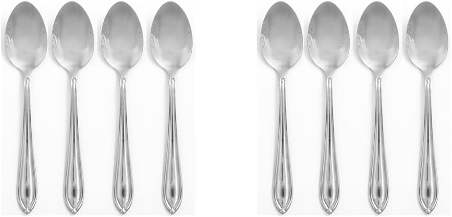 Hampton Forge Ginger – 4 cucharas de cena, 0.35 libras, metálico (paquete de 2)