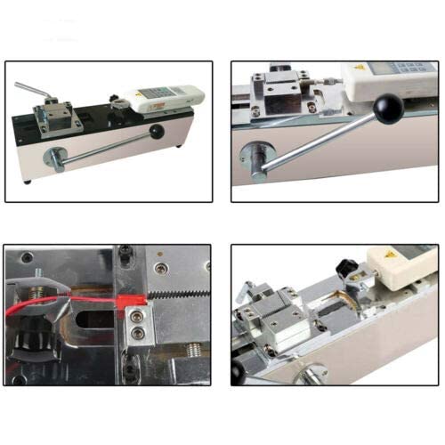 Medidor de fuerza digital HP-500 1000N Push Pull Force Meter Tester 10V Tensile manual HPH Pull Gauge Wbanco de prueba (1% precisión)