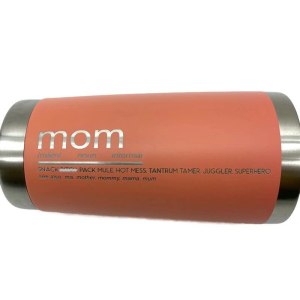 Personalized Stainless Steel MOM Travel Tumbler Mugs FREE SHIPPING (Maroon) Personalized Stainless Steel MOM Travel Tumbler Mugs FREE SHIPPING (Maroon)