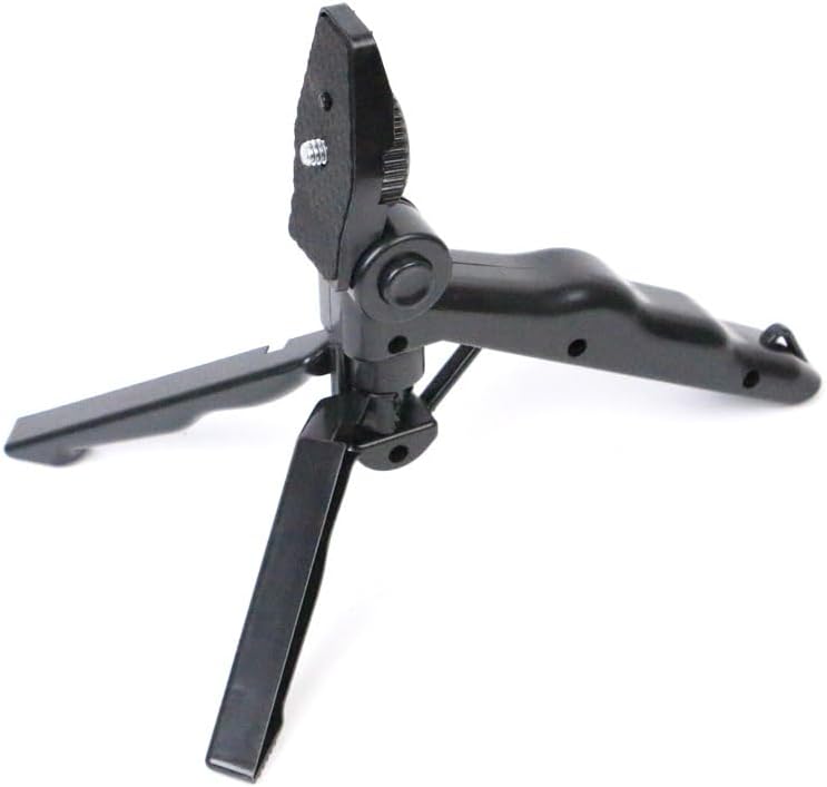 Beeiee Soporte de mesa trípode para cámara con tornillo de 14″ para cámaras DSLR
