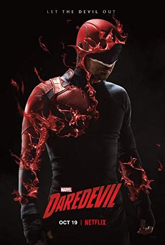 Marvel Daredevil Temporada 3 – Póster de seda de 24 x 36 pulgadas, decoración de pared, impresiones de seda para el hogar y la tienda
