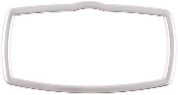 YIWANG Cubierta de acero inoxidable para el interior del interruptor de los faros delanteros del automóvil para BMW X5 E70 X6 E71 2008-2013