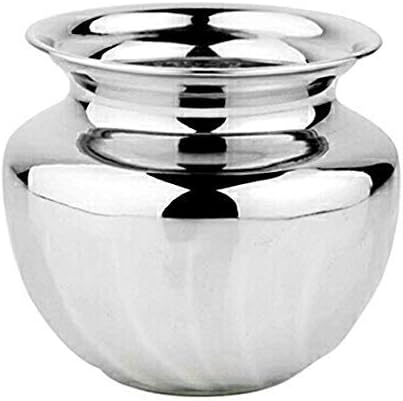 Lota de acero inoxidable para Pooja Utensilio de cocina olla de agua Kalash