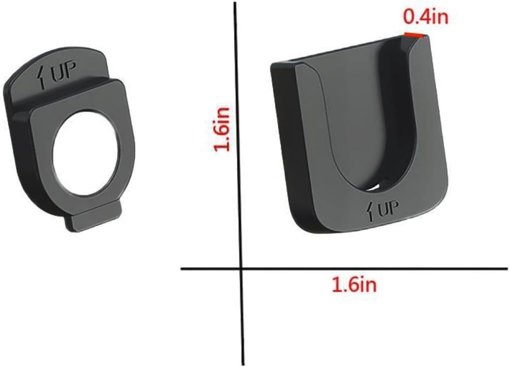 Soporte magnético para control remoto de pared, 5 organizadores de control remoto mejorados, almacenamiento autoadhesivo para TV, estante de control