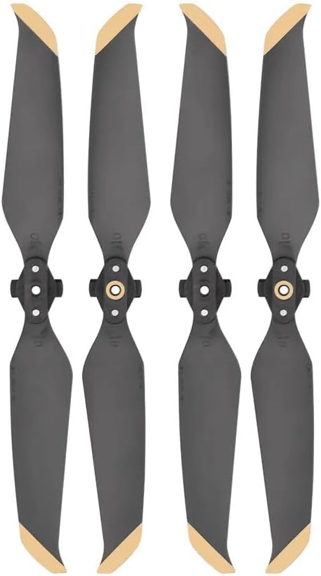 XNasu for D-JI Mavic Air 2AIR 2S Noise Reduction 7238F Propellers Quick Release Blade Replace Props Drone Accessories (Color  Golden)