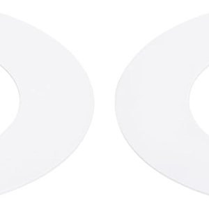 Goof – Juego de 2 anillos de 4.9 x 6.7 pulgadas (ID x OD) para lámparas de techo empotradas, color blanco mate, construcción de acero Goof – Juego de 2 anillos de 4.9 x 6.7 pulgadas (ID x OD) para lámparas de techo empotradas, color blanco mate, construcción de acero