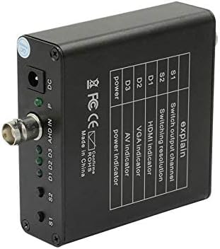 BNC AHD TVI CVI CVBS a HDMI VGA CVBS PAL NTSC convertidor de video coaxial AHD TVI 5MP CVI 2MP para cámara IP CCTV analógica DVR XVR IR LED 720 p