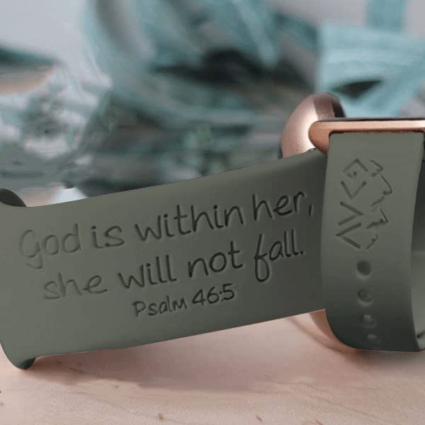 Personalised Engraved Sports Bands For 8 7 6 5 4 3 2 1 Se – Sports Bands With Mental Strength – For Women And Men (4244mm-150mm-200mm-SM, Dark olive)
