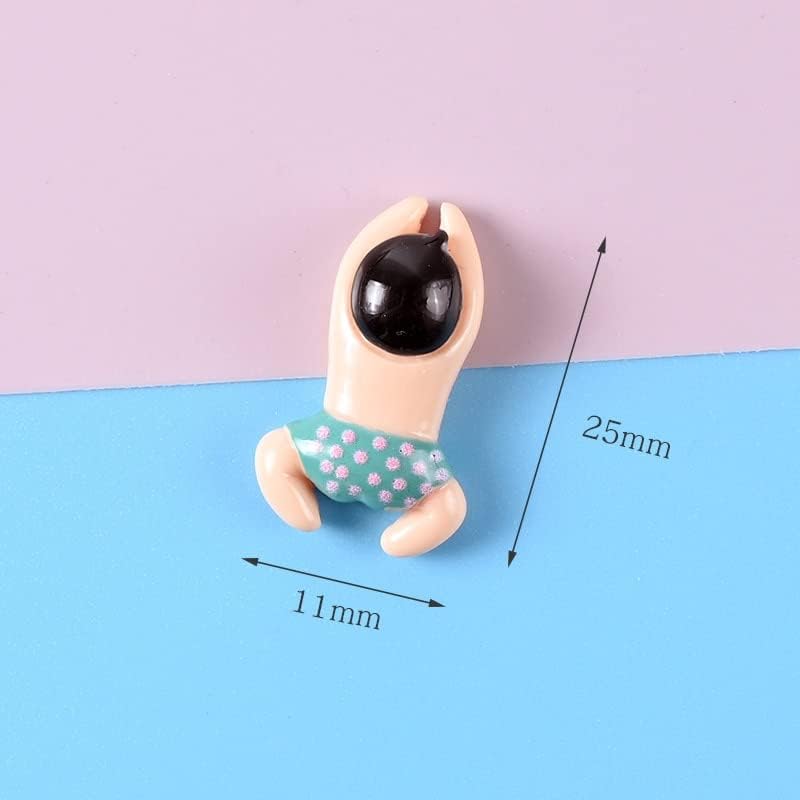 6 piezas de resina de dibujos animados de natación estatuilla de nevera imanes para niños y niñas creativo nevera imán lindo divertido decoración