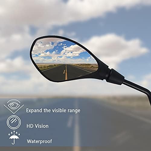 para Kawasaki  para Versys 1000 650 2009-2020 2021 espejos de motocicleta retrovisor lateral retrovisor espejo retrovisor espejo retrovisor