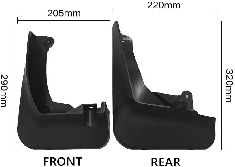 Kit de aletas de barro para BMW X5 G05 M-Sport 40i50iM50i M-Sport 2020 2021 2022 2023 Juego de 4 piezas de guardabarros delantero y trasero TOPGRIL