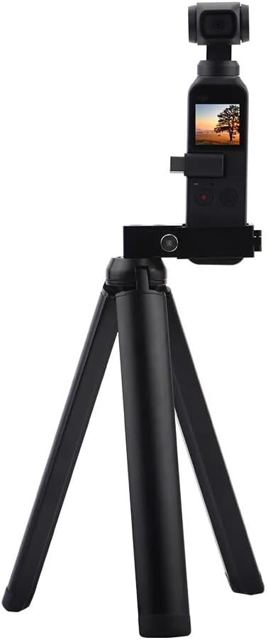 Portable Aluminum Alloy Tripod & Module Camera Mount Adapter 14″ Screw Port Handheld Gimbal Accessories for DJI Osmo Pocket 2