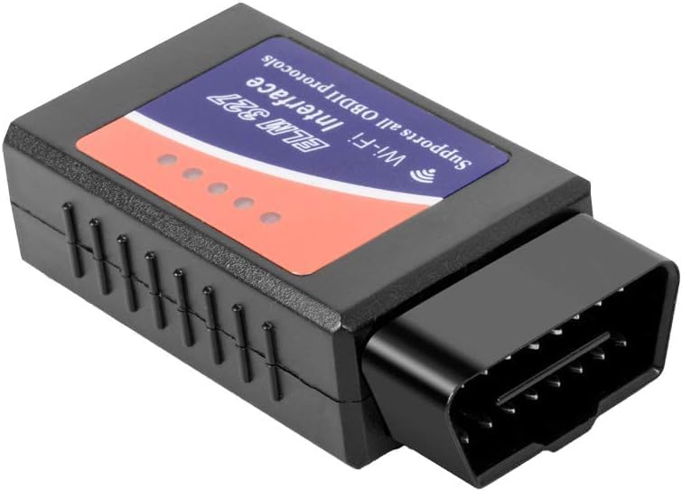 Elm327 WiFi OBD2 interfaz puede autobús escáner herramienta de diagnóstico con chip original 25k80 soporte iOSAndroid V2.1