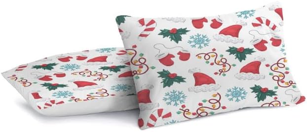 Bidesign Juego de funda de edredón con temática navideña para cama individual (1 funda de edredón + 2 fundas de almohada)