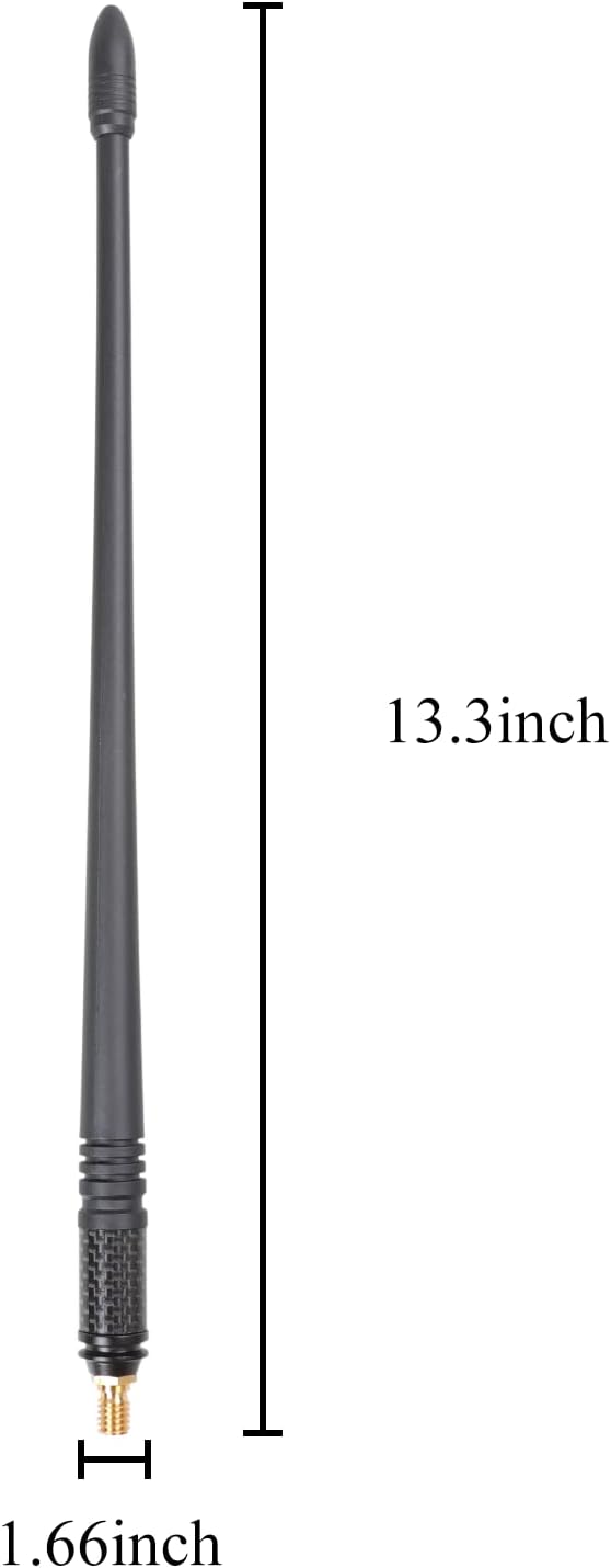 Antena corta de 13 pulgadas para Jeep Wrangler TJ 1997-2006, nueva antena flexible en espiral de repuesto para Jeep Wrangler TJ 1997-2006