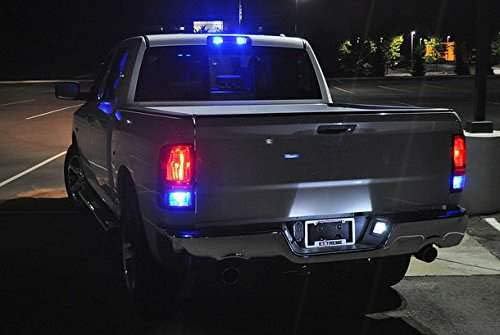iJDMTOY par de focos de luz LED azules centellantes 10-SMD 921 912 920 168 T10 de repuesto para autos