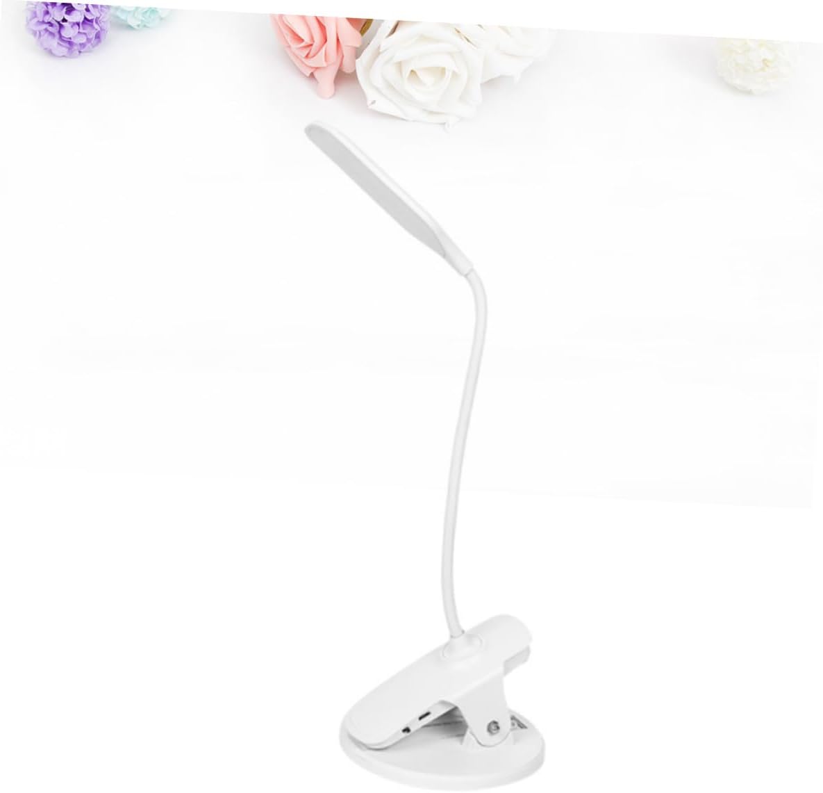 Uonlytech Lámpara de escritorio con clip, 1 unidad, lámpara de escritorio portátil, lámpara de mesa, luces de mesa para escritorio, lámpara de