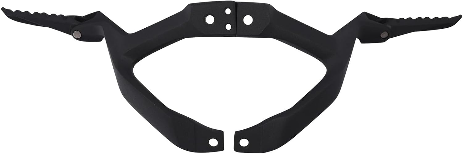 TCT-MOTORPARTS Pasajero negro pie clavijas reposapiés soporte apto para Ducati 899 959 1199 1299 Panigale