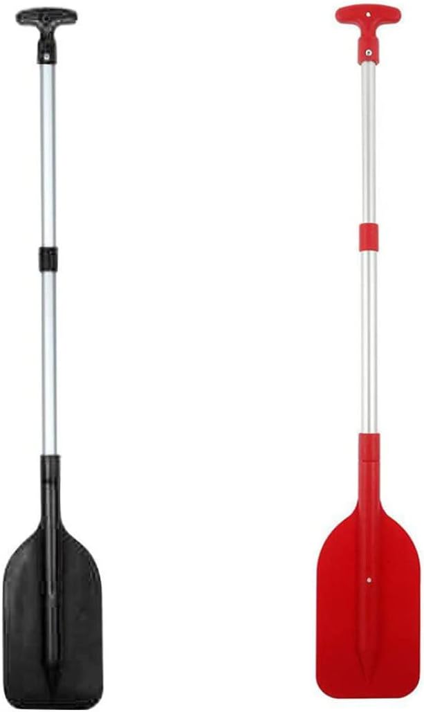 Mednkoku Paleta telescópica de 21 a 42 pulgadas de longitud ajustable tipo canoa portátil retráctil remos de barco al aire libre Kaya Safe Boat