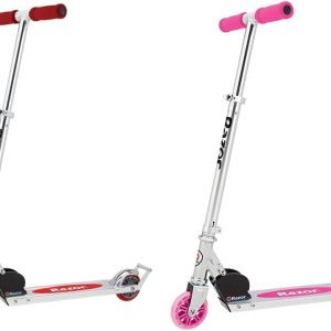 Razor – Patinete A2 para niños, barra de ruedas, plegable, ligero, sistema de reducción de vibración frontal, manubrio de altura ajustable Razor – Patinete A2 para niños, barra de ruedas, plegable, ligero, sistema de reducción de vibración frontal, manubrio de altura ajustable