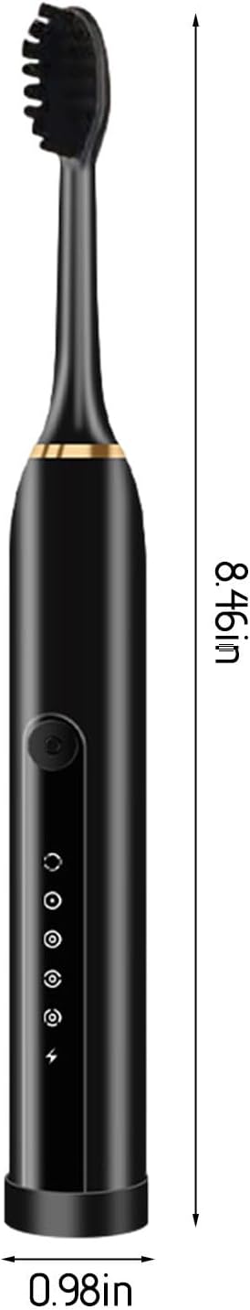 crgrtght Cepillo de dientes eléctrico, temporizador inteligente de 20 velocidades, cepillo de dientes eléctrico Ipx7, cepillo de dientes eléctrico