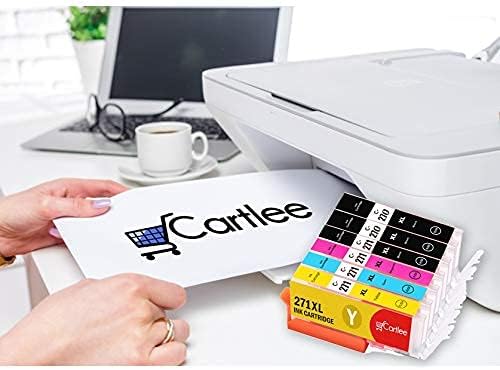 Cartlee 6 cartuchos de tinta compatibles para PGI-280XXL CLI-281XXL 280 XXL 281XXL para Canon Pixma TS8100 TS8120 TS8200 TS8222 TS8220 TS8300 TS8320
