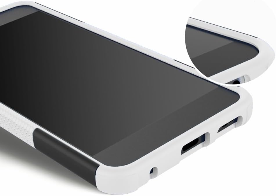 Asuwish Funda para teléfono OnePlus 3 3T A3000 con protector de pantalla de vidrio templado y soporte delgado, híbrida, resistente, funda protectora