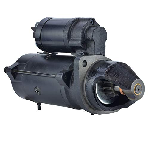 RAREELECTRICAL Nuevo arrancador 10T 12V compatible con retroexcavadora John Deere JD310 JD450A JD450B JD450C 11131384