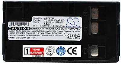 Batería de repuesto para JVC BN-V10U BN-V11U GR-AX270 GR-AX270E GR-AX280 GR-AX600 GR-AXM17 GR-AXM17UPANASONIC NV-3CCD1 NV-61 NV-63 NV-G1 NV-G101