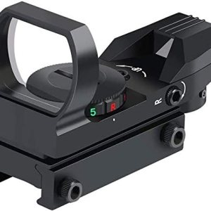 MY Construcción premium, mira de punto rojo de 0.039 x 1.299 in, 4 estilos, retículas, mira refleja rojo y verde, control de brillo para rieles MY Construcción premium, mira de punto rojo de 0.039 x 1.299 in, 4 estilos, retículas, mira refleja rojo y verde, control de brillo para rieles