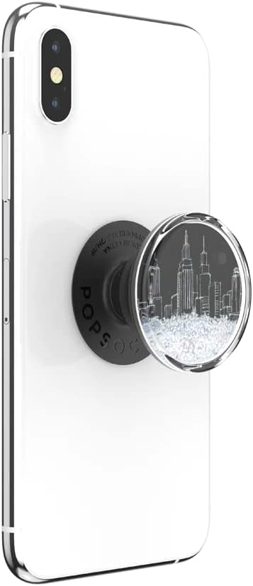 PopSockets Agarre para teléfono con soporte expansible, Tidepool – City Scape