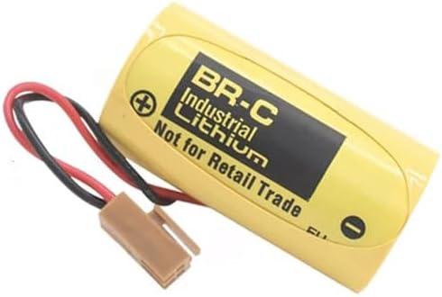Nuevo BR-C 3V 5000mAh PLC Batería para FANUC A98L-0031-0007 A02B-0120-K106 BR-CCF1TH con enchufe