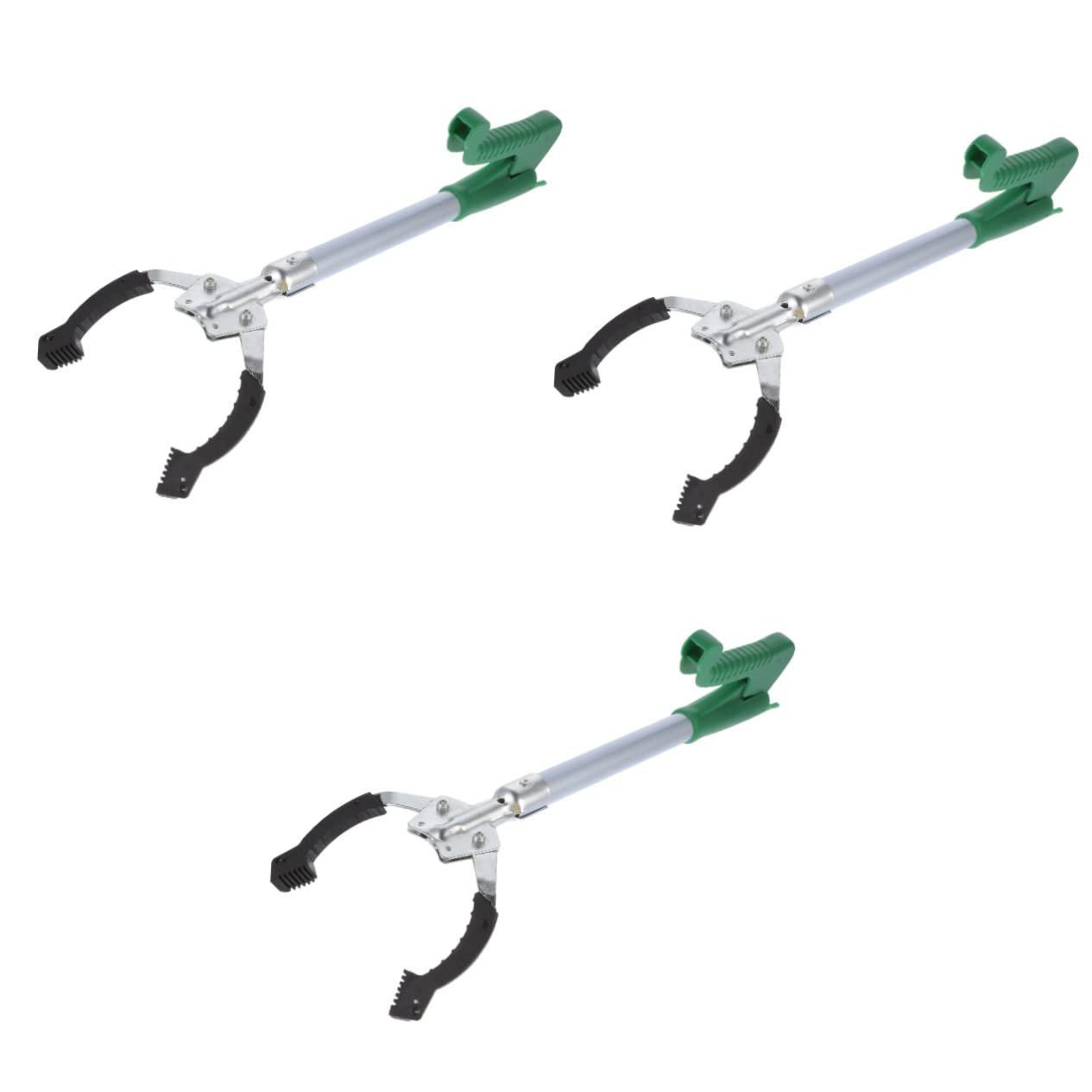 3 piezas de basura, herramienta plegable, multilimpiadora, herramienta de limpieza, recogedor de basura, palito superior para ancianos, herramienta