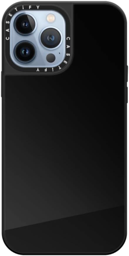 CASETiFY Mirror – Funda para iPhone 13 Pro Max protección contra caídas de 5 piescompatible con Magsafe – Negro sobre negro