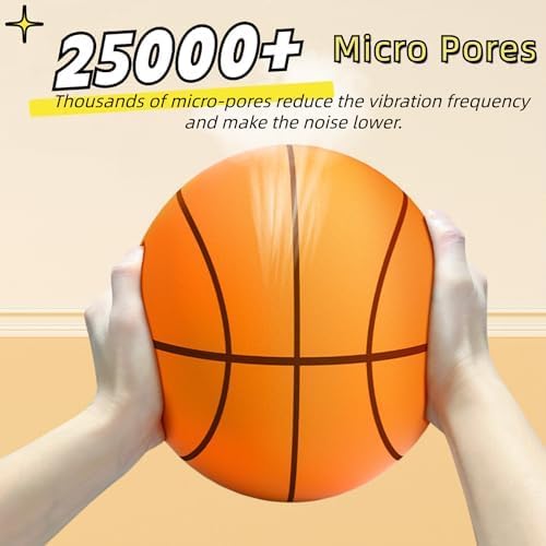 Baloncesto silencioso, pelota de baloncesto de espuma silenciosa para entrenamiento en interiores, pelota de espuma deportiva de bajo ruido para