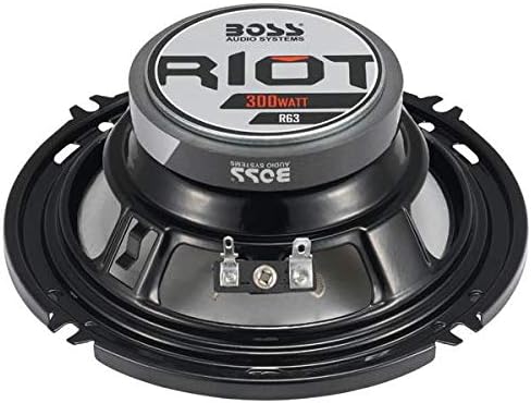 4 Boss R63 6.5 “300W 3 vías coaxiales altavoces+R1002 200W 2 canales amplificador amplificador