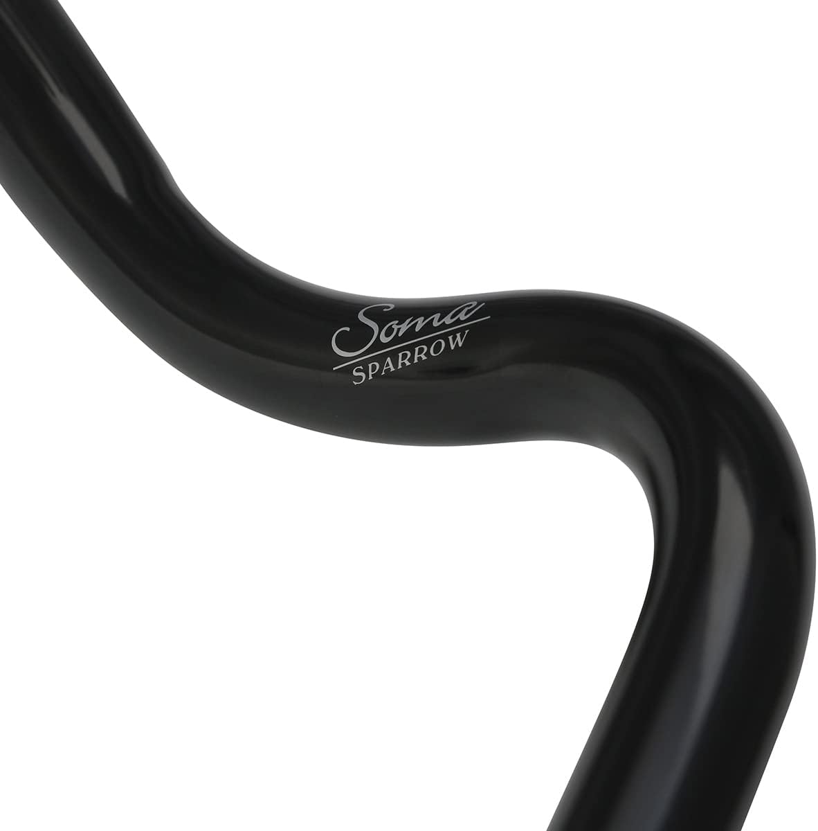 Soma Fabrications Sparrow Bar – Manillar para bicicleta urbana – Manillar de bicicleta casual – Piezas de bicicleta (acabado plateado)