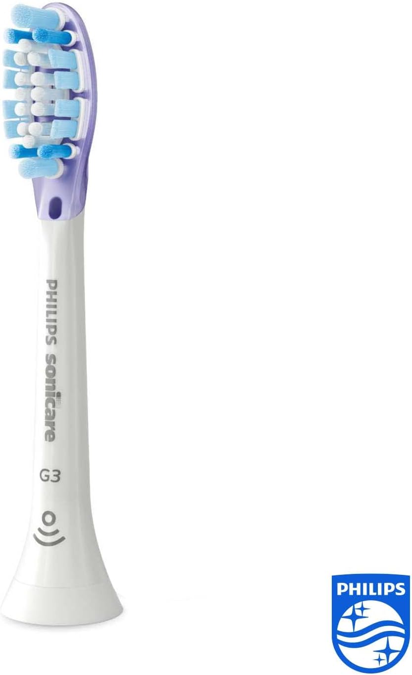 Philips Cabezales de cepillo de repuesto originales Sonicare Premium para el cuidado de las encías, paquete de 4, color blanco – HX905417