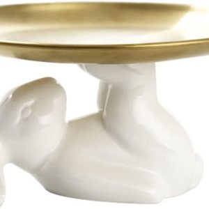 Operitacx Conejito Cupcake Stand Conejo Cerámica Postre Plato Cerámica Pastel Platos Postre Servidor de Alimentos Bandeja de Joyas Snack Plato de Operitacx Conejito Cupcake Stand Conejo Cerámica Postre Plato Cerámica Pastel Platos Postre Servidor de Alimentos Bandeja de Joyas Snack Plato de