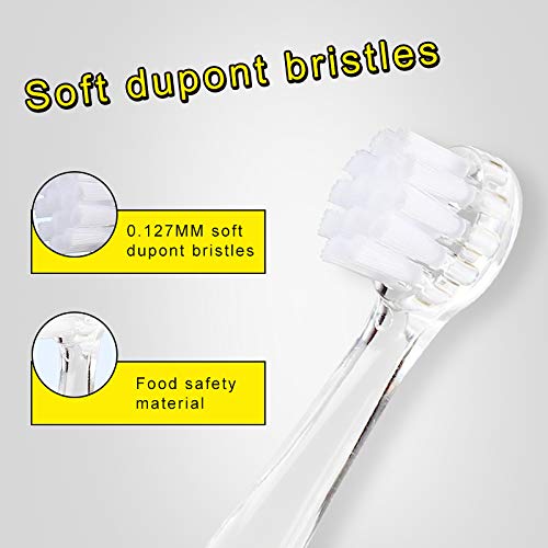 ReDISEN Seago Sonic, cepillo de dientes eléctrico para niños, con luz LED, temporizador inteligente para niños de 6 meses a 4 años, resistente al