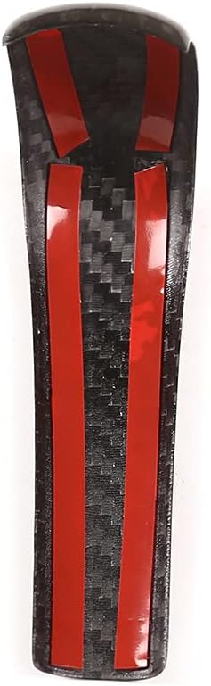 YIWANG Cubierta de la cabeza de la perilla de palanca de cambios de fibra de carbono 100% real para BMW E39 E60 E61 E83 E53 E46 Accesorios de coche