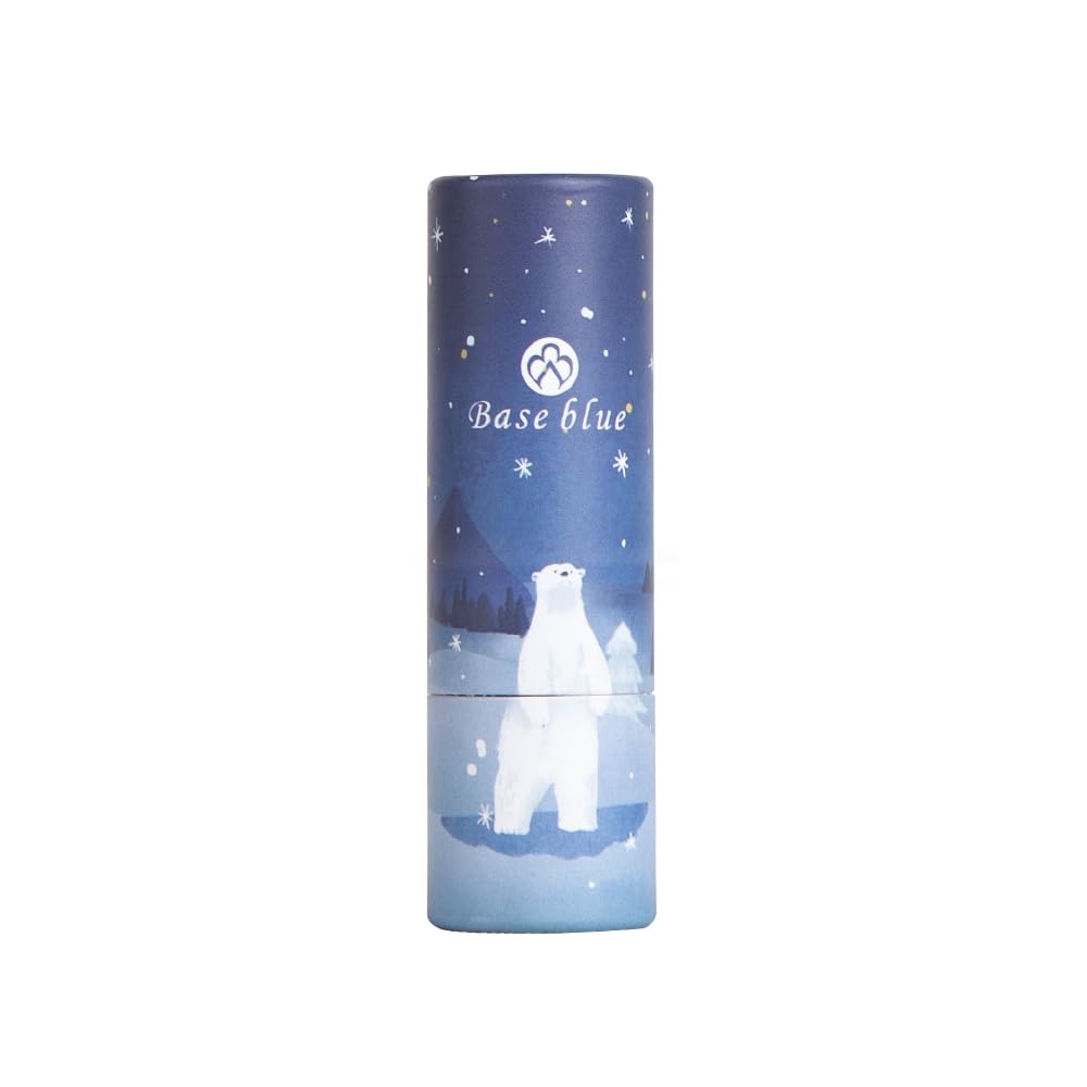 Baseblue Cosmetics Polar Bear Transforming, bálsamo labial con pH de menta fresca, lápiz labial que cambia de color y bálsamo labial tintado,