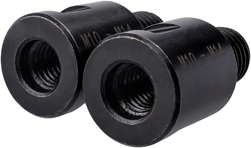 2 unids accesorio de amoladora angular M14 rosca macho a M10 hembra adaptador convertidor para amoladora angular, pulidora de diamante núcleo de