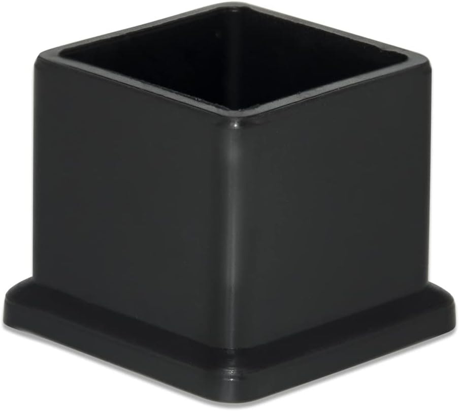 Flyshop 8 tapas para patas de silla de patio, de PVC, protectores de suelo para patas de silla, cuadradas, 78 x 78 pulgadas, 0.866 x 0.866 in