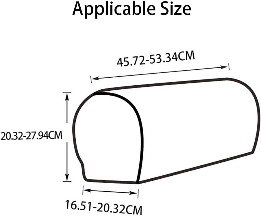 Funda para reposabrazos de sofá resistente a los arañazos, funda elástica elástica para brazos, protectores de brazo de sofá suaves y cómodos para