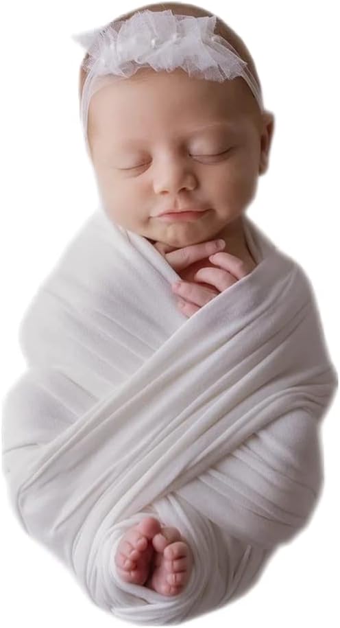 Accesorios de fotografía para bebés recién nacidos, manta elástica sin arrugas para niños y niñas