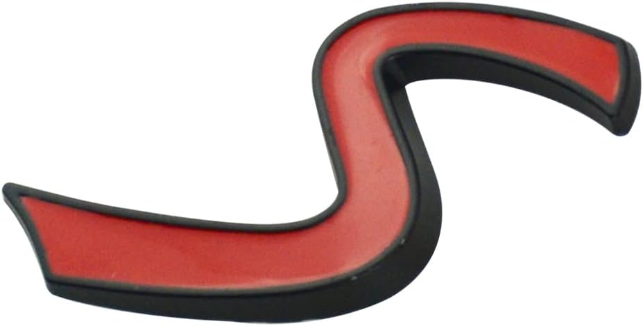 1 calcomanía de repuesto para Cooper R50 R52 R53 R56 R57 (negro rojo)