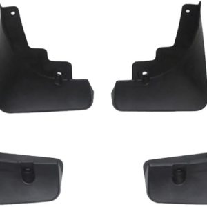 4 unidades de guardabarros flexibles antisalpicaduras para coche, accesorios para coche, guardabarros compatibles con SsangYong Korando C300 2019 4 unidades de guardabarros flexibles antisalpicaduras para coche, accesorios para coche, guardabarros compatibles con SsangYong Korando C300 2019